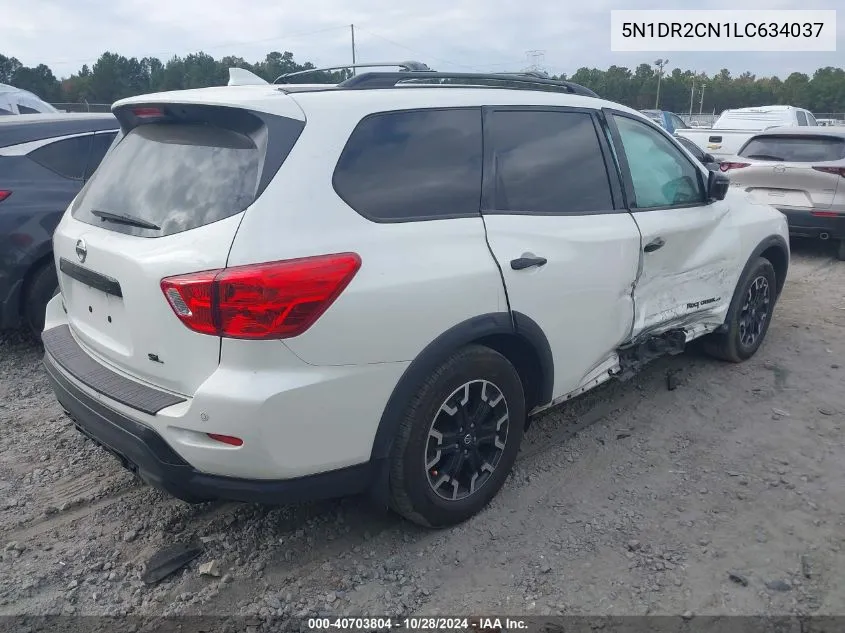 5N1DR2CN1LC634037 2020 Nissan Pathfinder Sl 2Wd