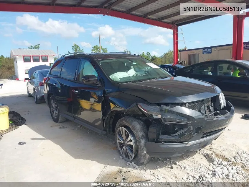 2020 Nissan Pathfinder Sv 2Wd VIN: 5N1DR2BN9LC585137 Lot: 40729729