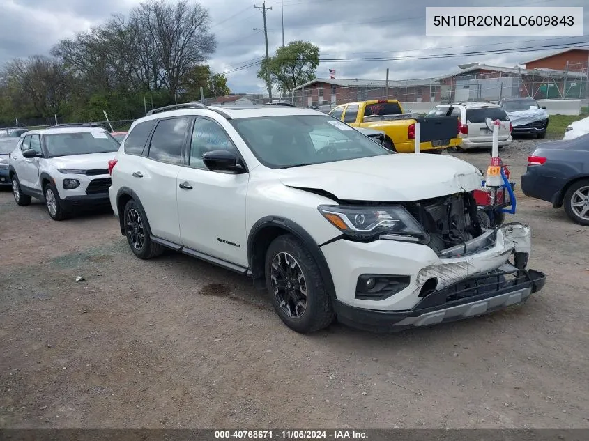 2020 Nissan Pathfinder Sl 2Wd VIN: 5N1DR2CN2LC609843 Lot: 40768671