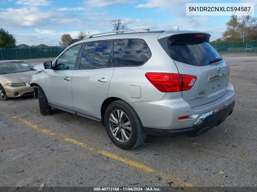 2020 Nissan Pathfinder Sl 2Wd VIN: 5N1DR2CNXLC594587 Lot: 40772168