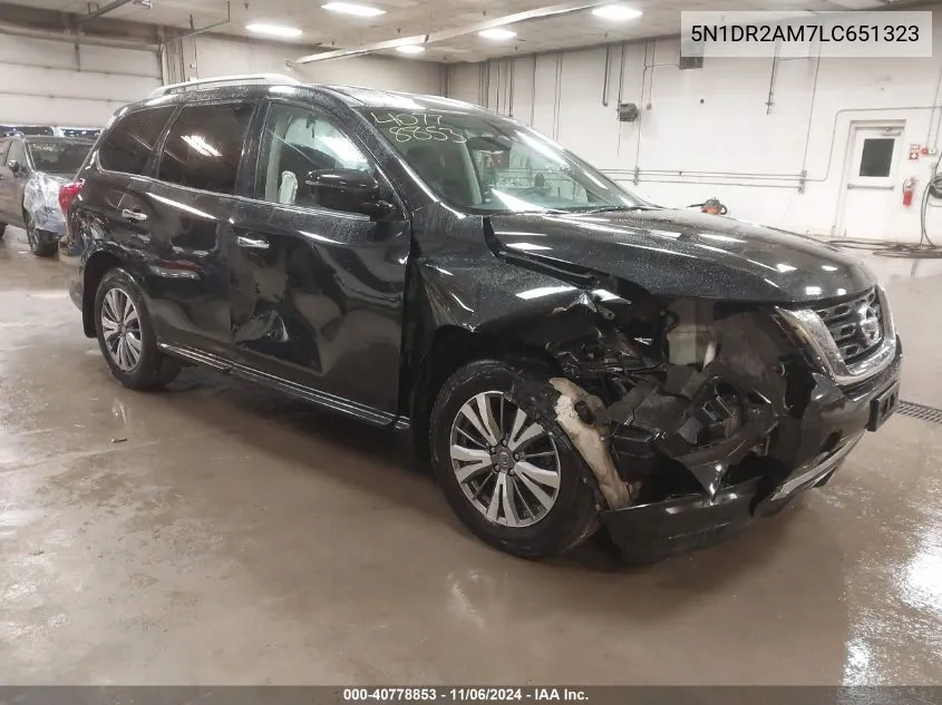 2020 Nissan Pathfinder S 4Wd VIN: 5N1DR2AM7LC651323 Lot: 40778853