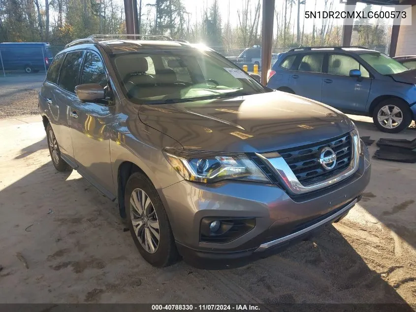 2020 Nissan Pathfinder Sl 4Wd VIN: 5N1DR2CMXLC600573 Lot: 40788330