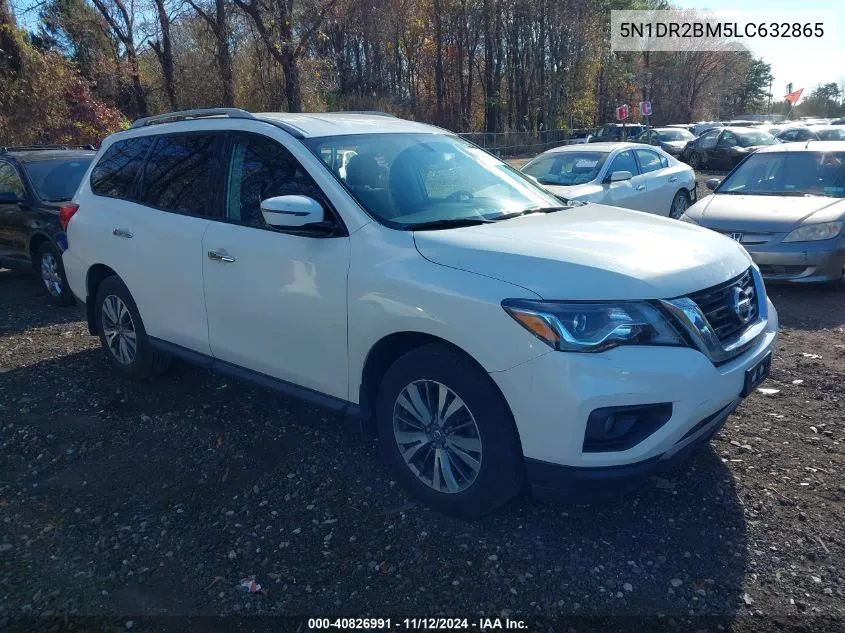 2020 Nissan Pathfinder Sv 4Wd VIN: 5N1DR2BM5LC632865 Lot: 40826991