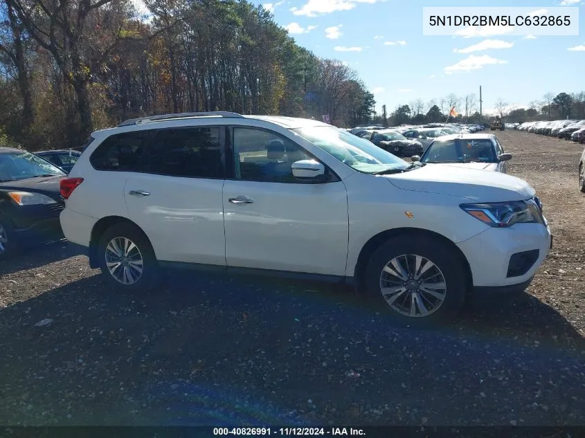 2020 Nissan Pathfinder Sv 4Wd VIN: 5N1DR2BM5LC632865 Lot: 40826991