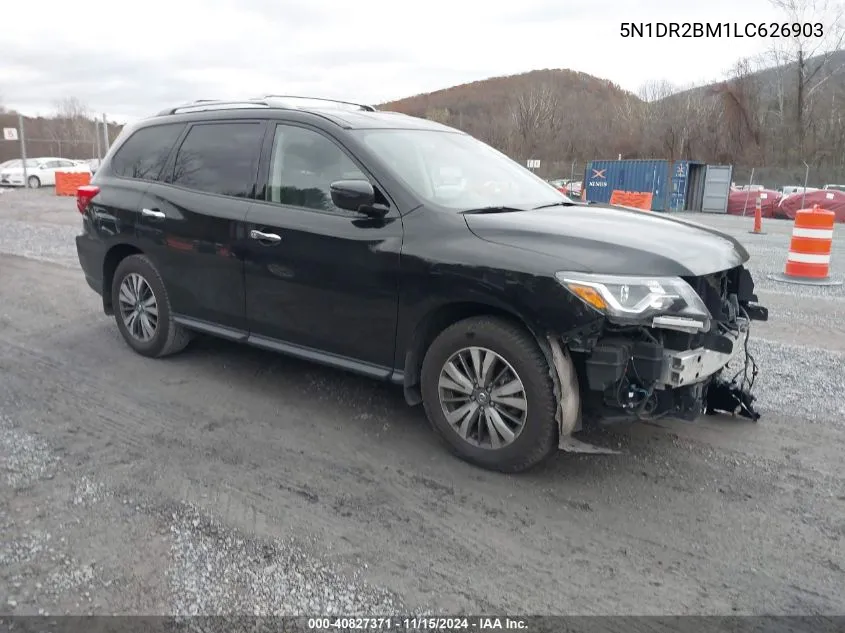 2020 Nissan Pathfinder Sv 4Wd VIN: 5N1DR2BM1LC626903 Lot: 40827371