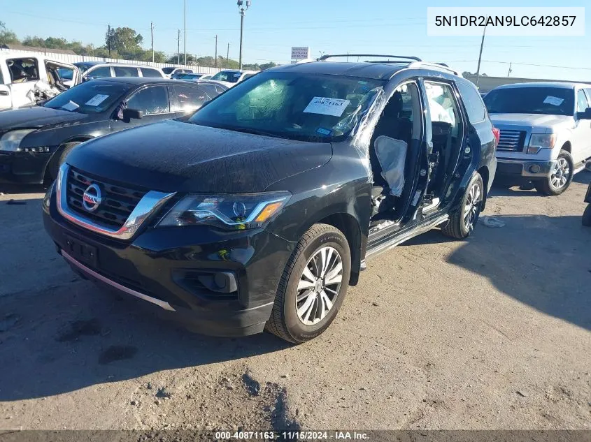 2020 Nissan Pathfinder S 2Wd VIN: 5N1DR2AN9LC642857 Lot: 40871163