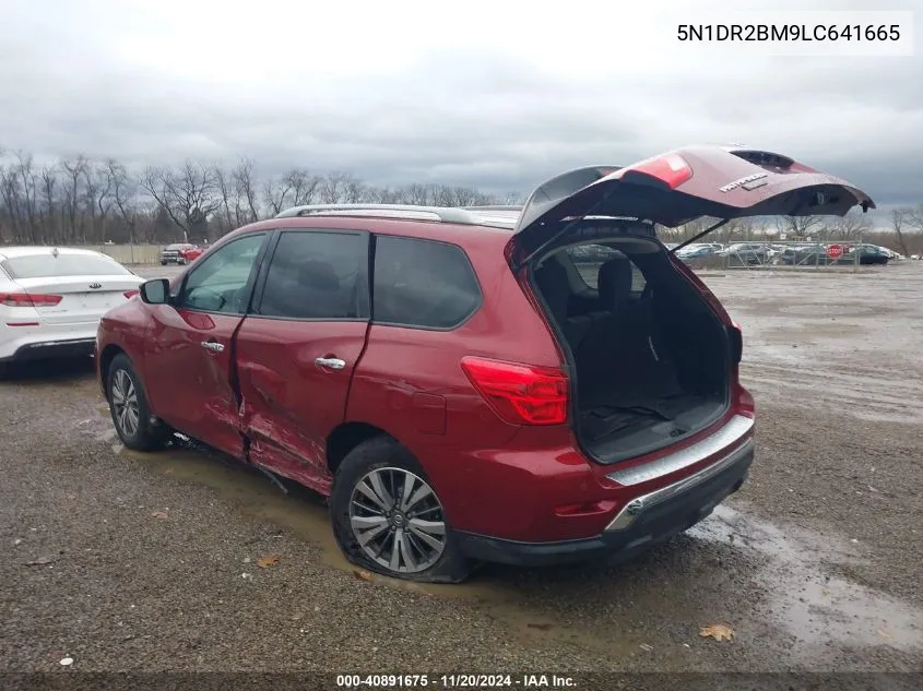 2020 Nissan Pathfinder Sv 4Wd VIN: 5N1DR2BM9LC641665 Lot: 40891675