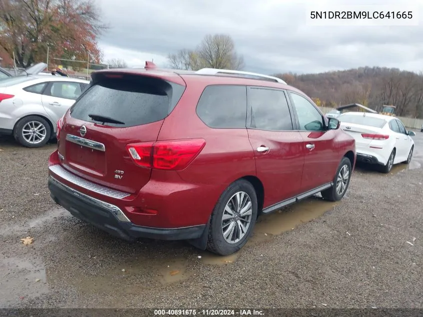 2020 Nissan Pathfinder Sv 4Wd VIN: 5N1DR2BM9LC641665 Lot: 40891675