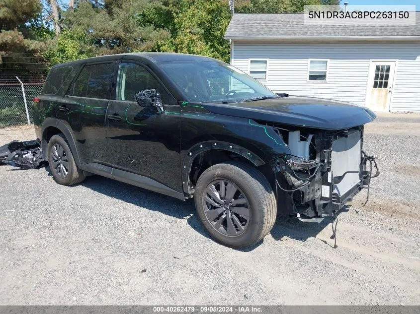 2023 Nissan Pathfinder S 4Wd VIN: 5N1DR3AC8PC263150 Lot: 40262479