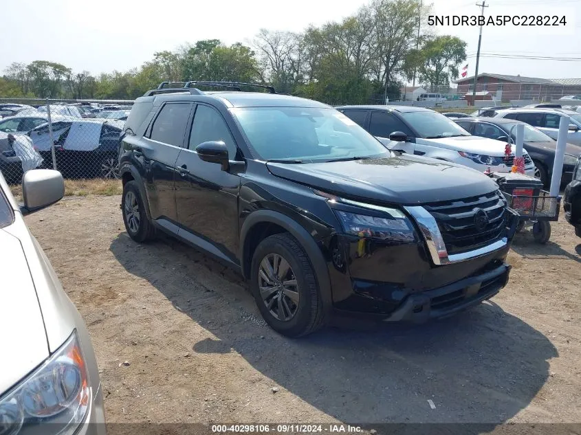 2023 Nissan Pathfinder Sv Fwd VIN: 5N1DR3BA5PC228224 Lot: 40298106