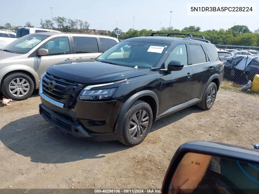 2023 Nissan Pathfinder Sv Fwd VIN: 5N1DR3BA5PC228224 Lot: 40298106