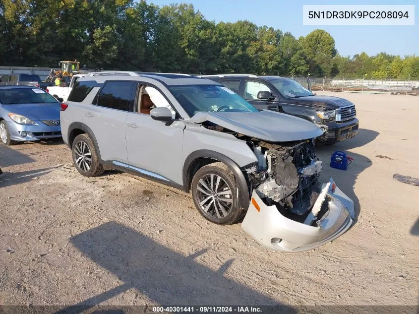 2023 Nissan Pathfinder Platinum 4Wd VIN: 5N1DR3DK9PC208094 Lot: 40301441