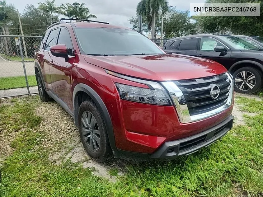 2023 Nissan Pathfinder Sv VIN: 5N1DR3BA3PC246768 Lot: 40304673