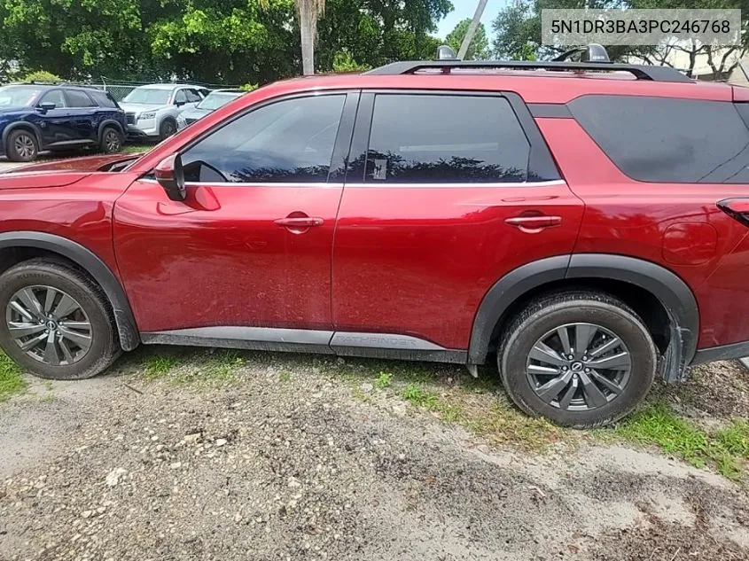 2023 Nissan Pathfinder Sv VIN: 5N1DR3BA3PC246768 Lot: 40304673