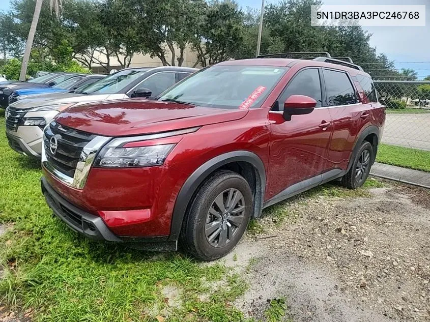 2023 Nissan Pathfinder Sv VIN: 5N1DR3BA3PC246768 Lot: 40304673