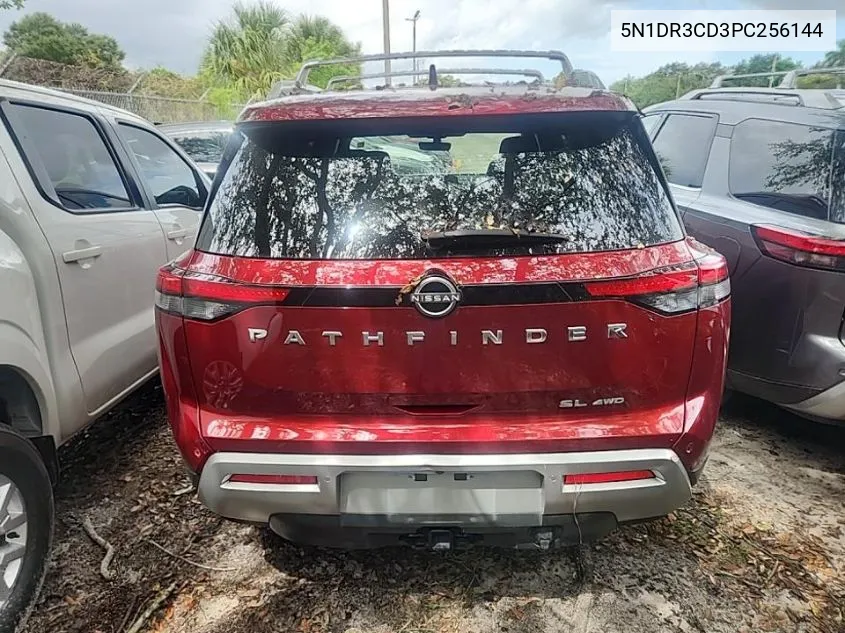 2023 Nissan Pathfinder Sl VIN: 5N1DR3CD3PC256144 Lot: 40304675