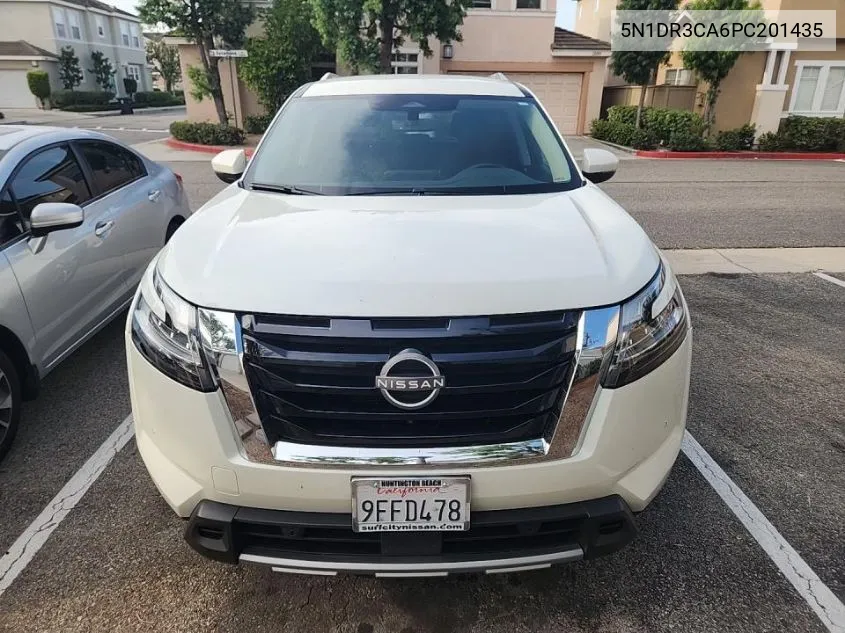 2023 Nissan Pathfinder Sl VIN: 5N1DR3CA6PC201435 Lot: 40304684