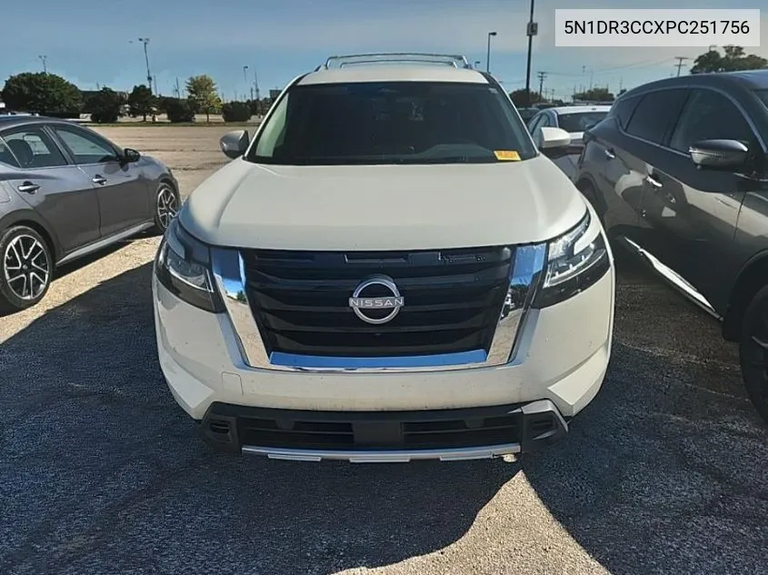 2023 Nissan Pathfinder Sl VIN: 5N1DR3CCXPC251756 Lot: 40304701