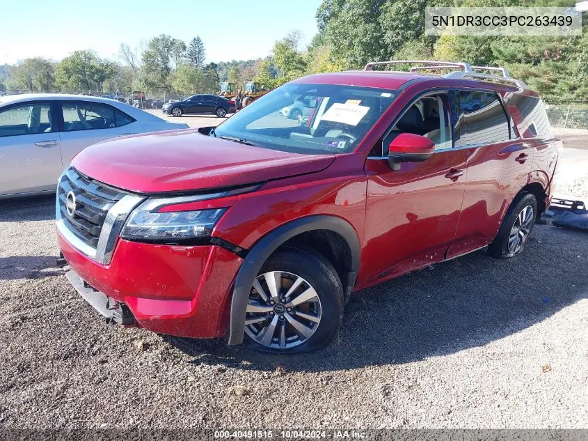 2023 Nissan Pathfinder Sl 4Wd VIN: 5N1DR3CC3PC263439 Lot: 40491515