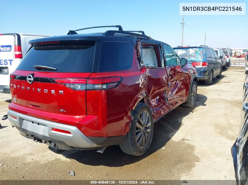 2023 Nissan Pathfinder Sl VIN: 5N1DR3CB4PC221546 Lot: 40648138