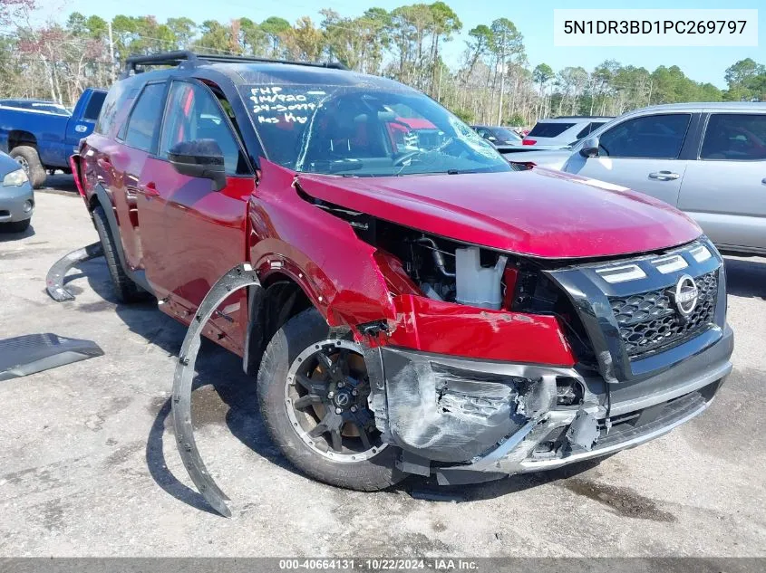 2023 Nissan Pathfinder Rock Creek 4Wd VIN: 5N1DR3BD1PC269797 Lot: 40664131