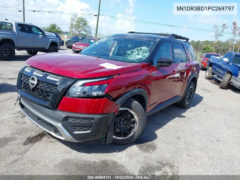 2023 Nissan Pathfinder Rock Creek 4Wd VIN: 5N1DR3BD1PC269797 Lot: 40664131