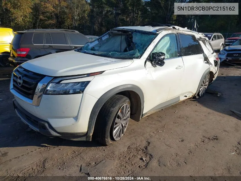 2023 Nissan Pathfinder Sl Fwd VIN: 5N1DR3CB0PC215162 Lot: 40676816