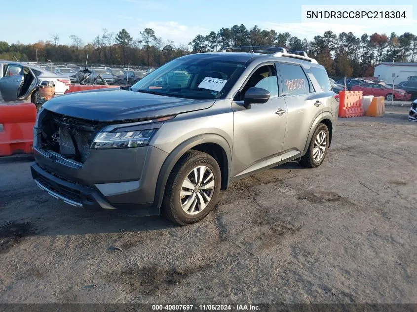 2023 Nissan Pathfinder Sl 4Wd VIN: 5N1DR3CC8PC218304 Lot: 40807697