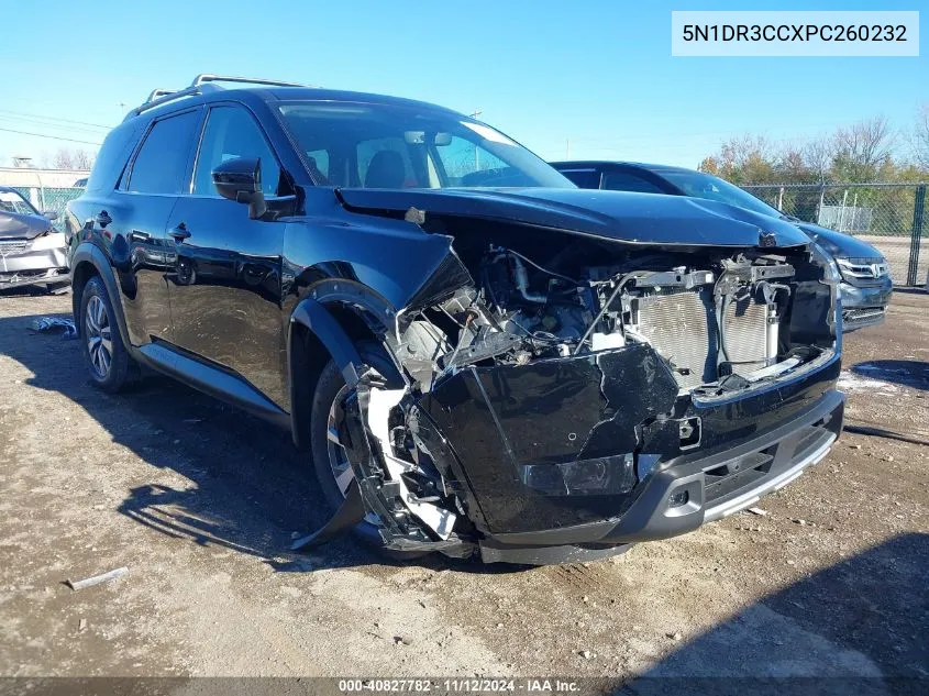 2023 Nissan Pathfinder Sl 4Wd VIN: 5N1DR3CCXPC260232 Lot: 40827782