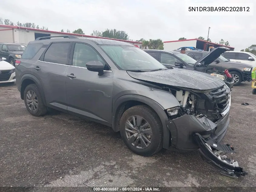 2024 Nissan Pathfinder Sv VIN: 5N1DR3BA9RC202812 Lot: 40413135