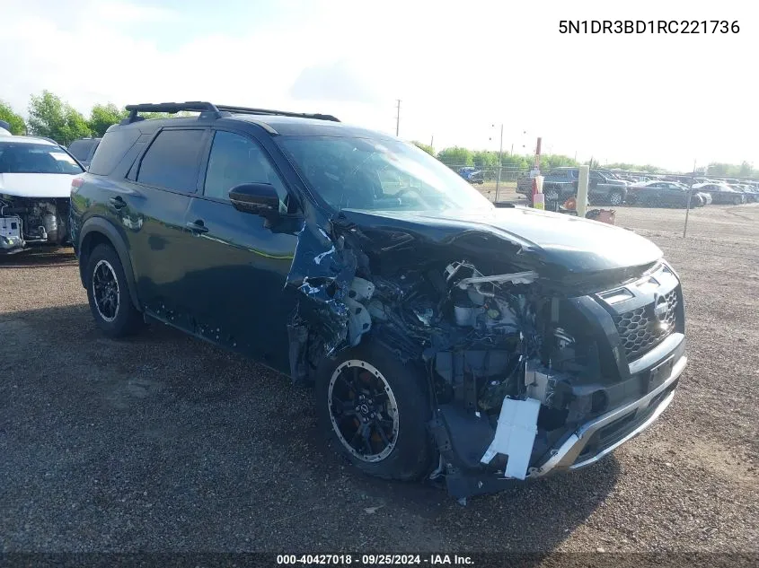 5N1DR3BD1RC221736 2024 Nissan Pathfinder Rock Creek 4Wd