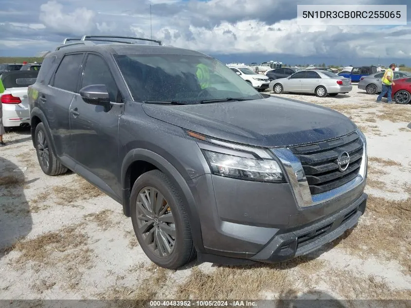 2024 Nissan Pathfinder Sl VIN: 5N1DR3CB0RC255065 Lot: 40483952