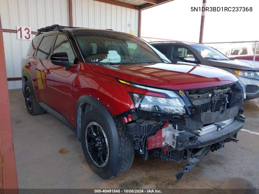 2024 Nissan Pathfinder Rock Creek VIN: 5N1DR3BD1RC237368 Lot: 40491845