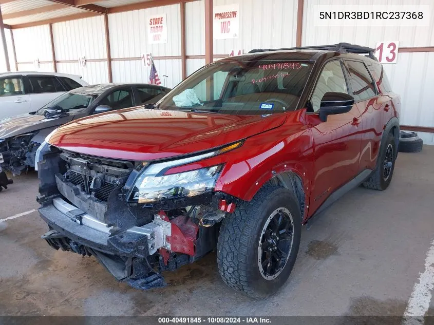 2024 Nissan Pathfinder Rock Creek VIN: 5N1DR3BD1RC237368 Lot: 40491845