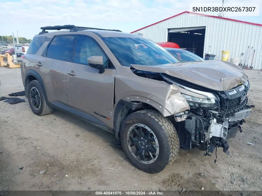 2024 Nissan Pathfinder Rock Creek VIN: 5N1DR3BDXRC267307 Lot: 40541070