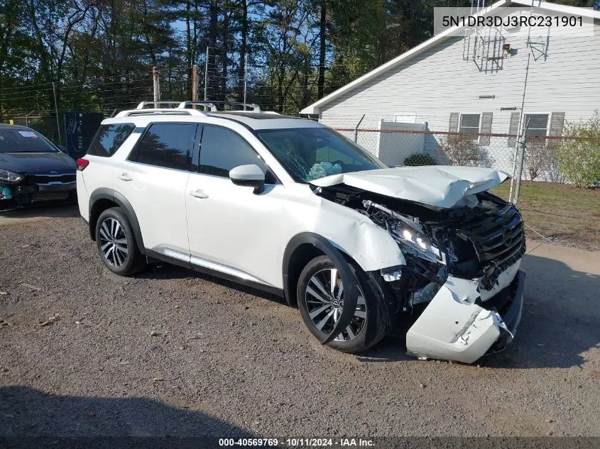 2024 Nissan Pathfinder Platinum VIN: 5N1DR3DJ3RC231901 Lot: 40569769