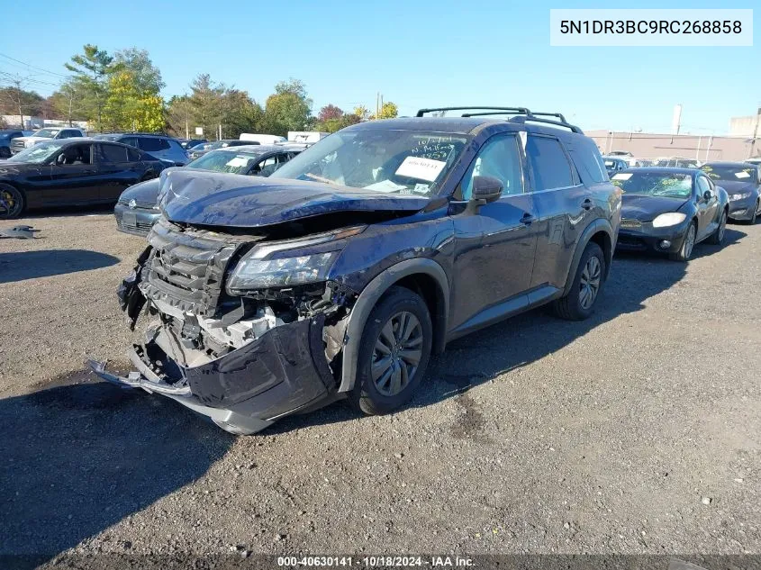 2024 Nissan Pathfinder Sv 4Wd VIN: 5N1DR3BC9RC268858 Lot: 40630141