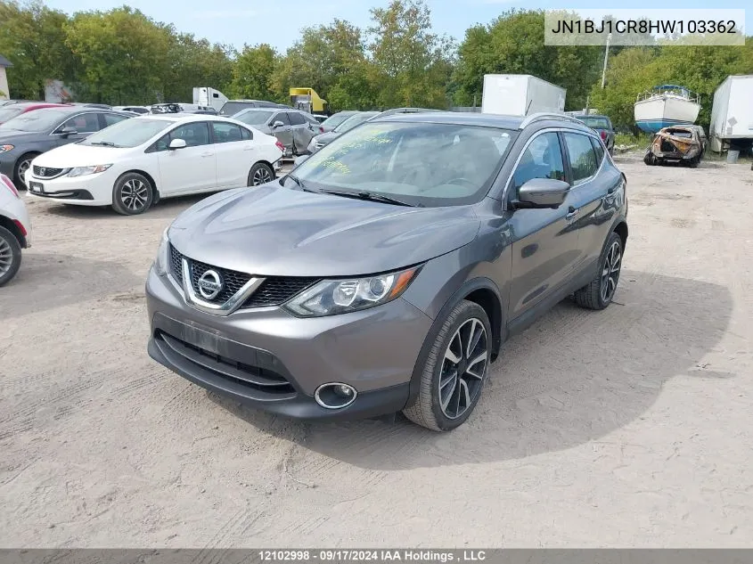 2017 Nissan Qashqai VIN: JN1BJ1CR8HW103362 Lot: 12102998