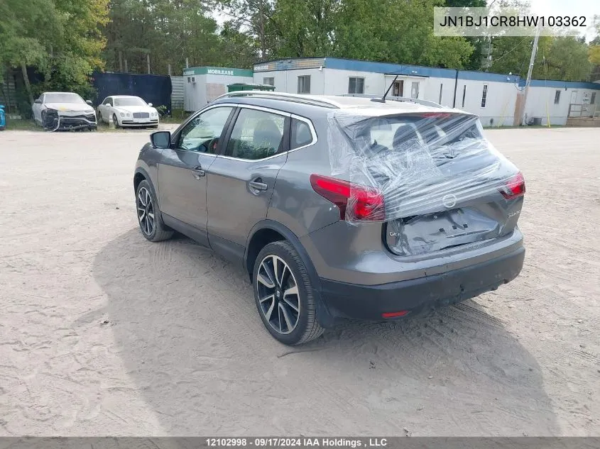 JN1BJ1CR8HW103362 2017 Nissan Qashqai