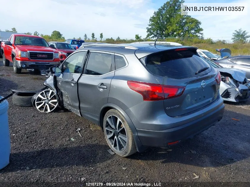 2017 Nissan Qashqai VIN: JN1BJ1CR1HW103557 Lot: 12107279