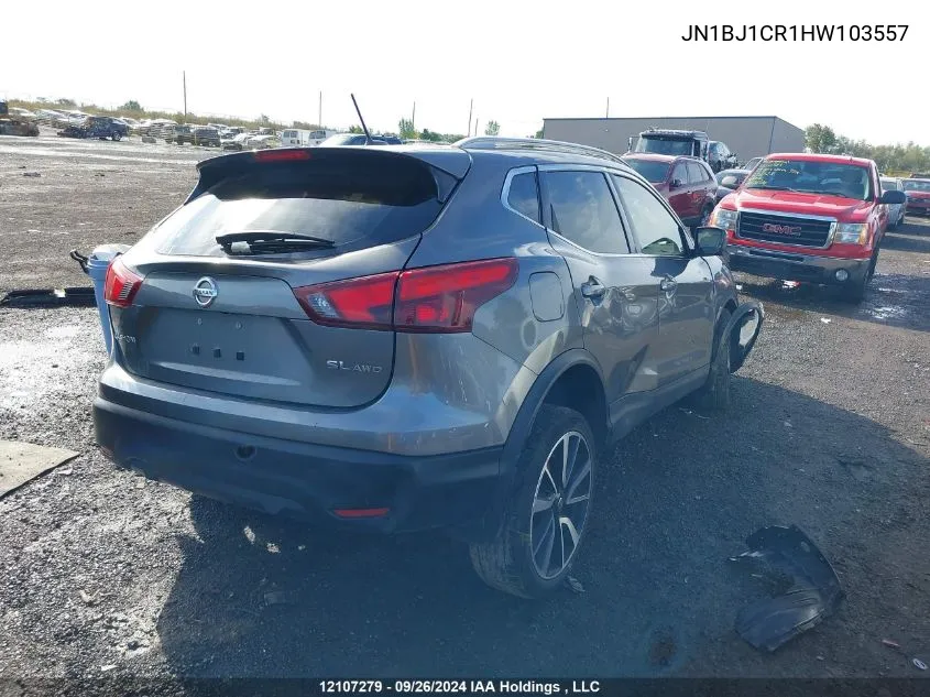 2017 Nissan Qashqai VIN: JN1BJ1CR1HW103557 Lot: 12107279