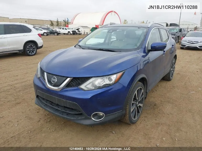 2017 Nissan Qashqai VIN: JN1BJ1CR2HW110288 Lot: 12140453