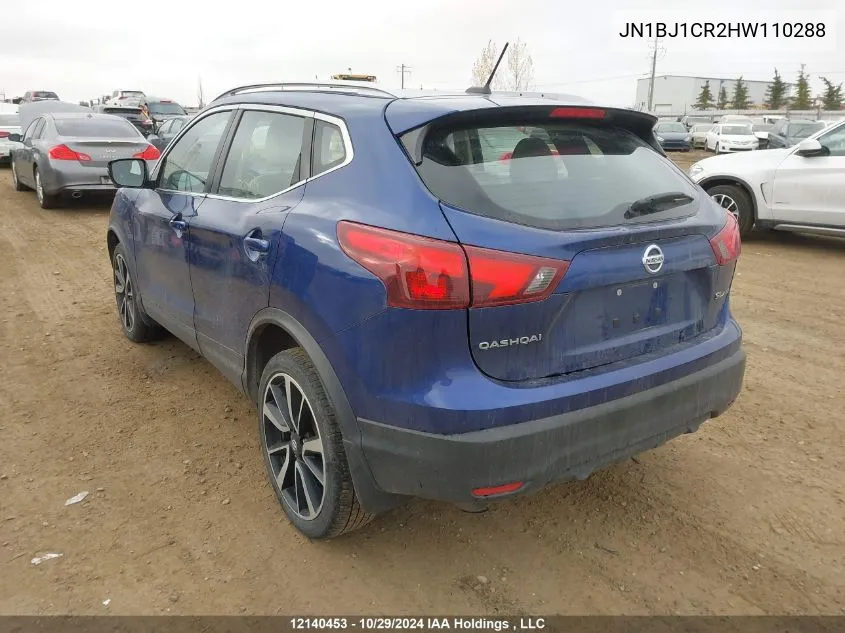 2017 Nissan Qashqai VIN: JN1BJ1CR2HW110288 Lot: 12140453