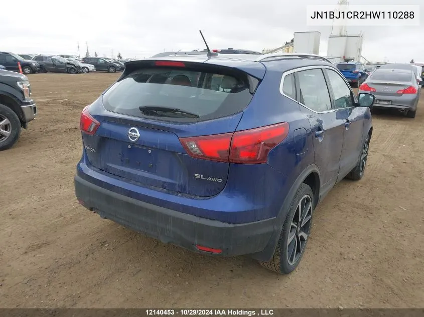 2017 Nissan Qashqai VIN: JN1BJ1CR2HW110288 Lot: 12140453