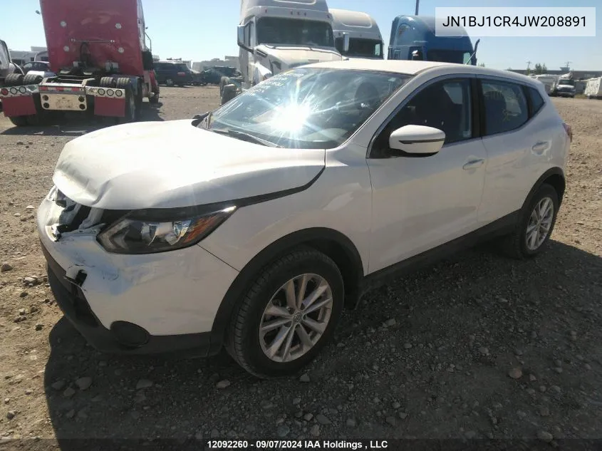 JN1BJ1CR4JW208891 2018 Nissan Qashqai