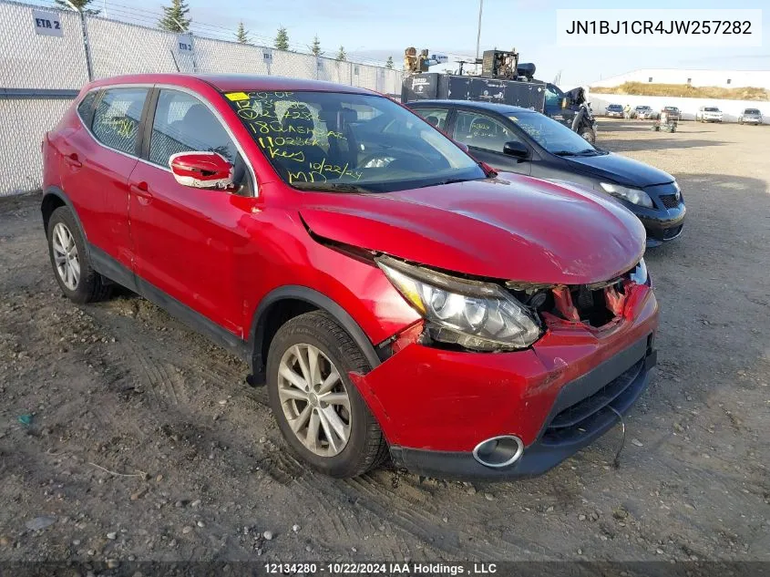 2018 Nissan Qashqai VIN: JN1BJ1CR4JW257282 Lot: 12134280