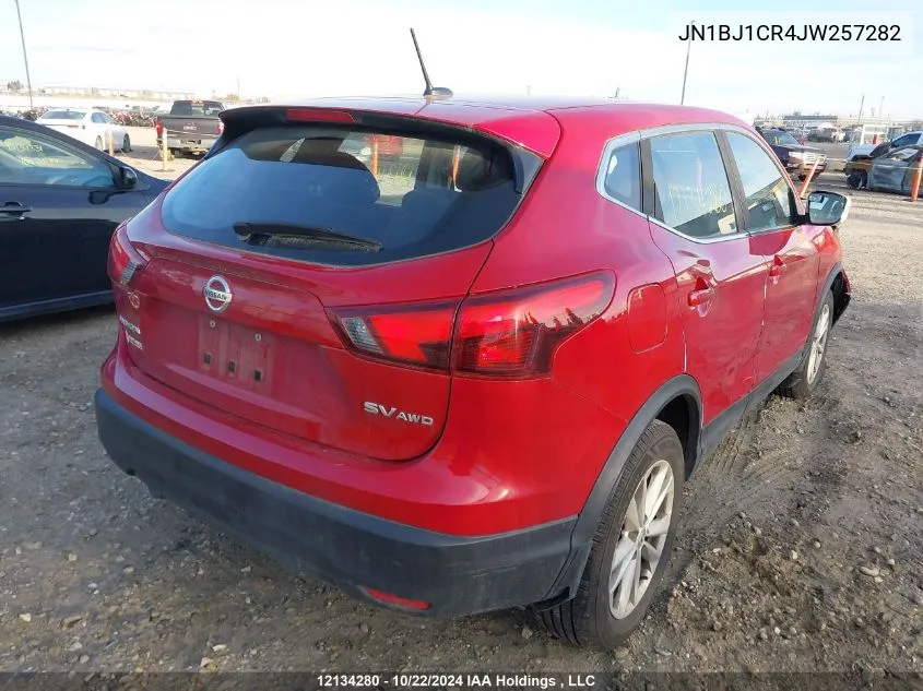 2018 Nissan Qashqai VIN: JN1BJ1CR4JW257282 Lot: 12134280