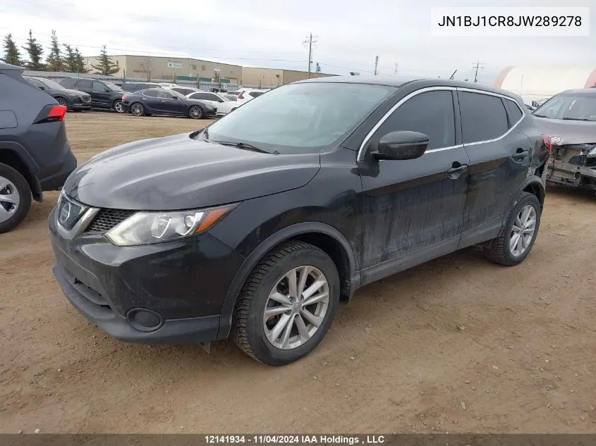 2018 Nissan Qashqai VIN: JN1BJ1CR8JW289278 Lot: 12141934