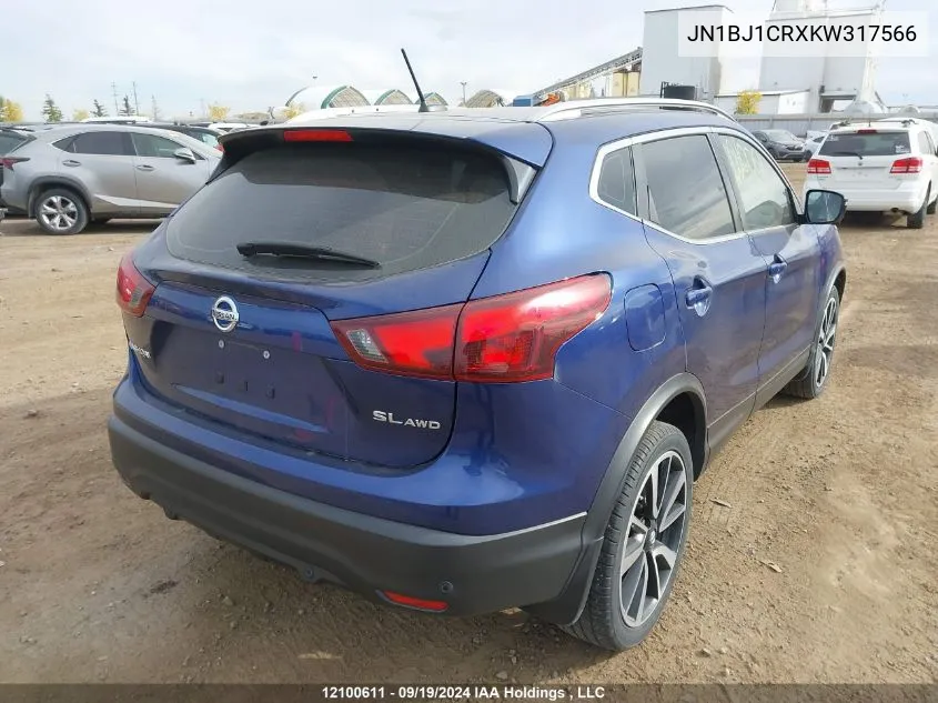 JN1BJ1CRXKW317566 2019 Nissan Qashqai