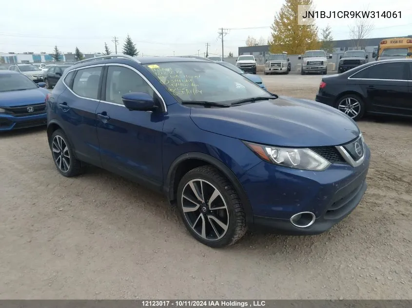 2019 Nissan Qashqai VIN: JN1BJ1CR9KW314061 Lot: 12123017